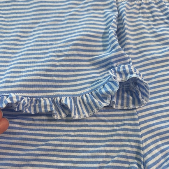 Striped Blue Women's Pajama Set Small - Picture 2 of 9